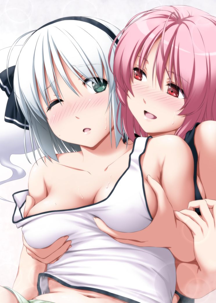 Erotic anime summary Beautiful girls who feel their rubbed [50 sheets] 44