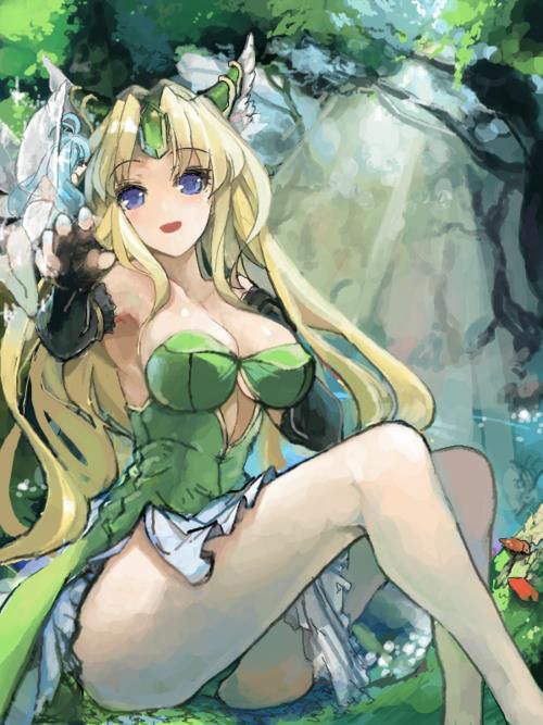 Secondary erotic image that the character of Seiken Legend 3 is doing a thing 18