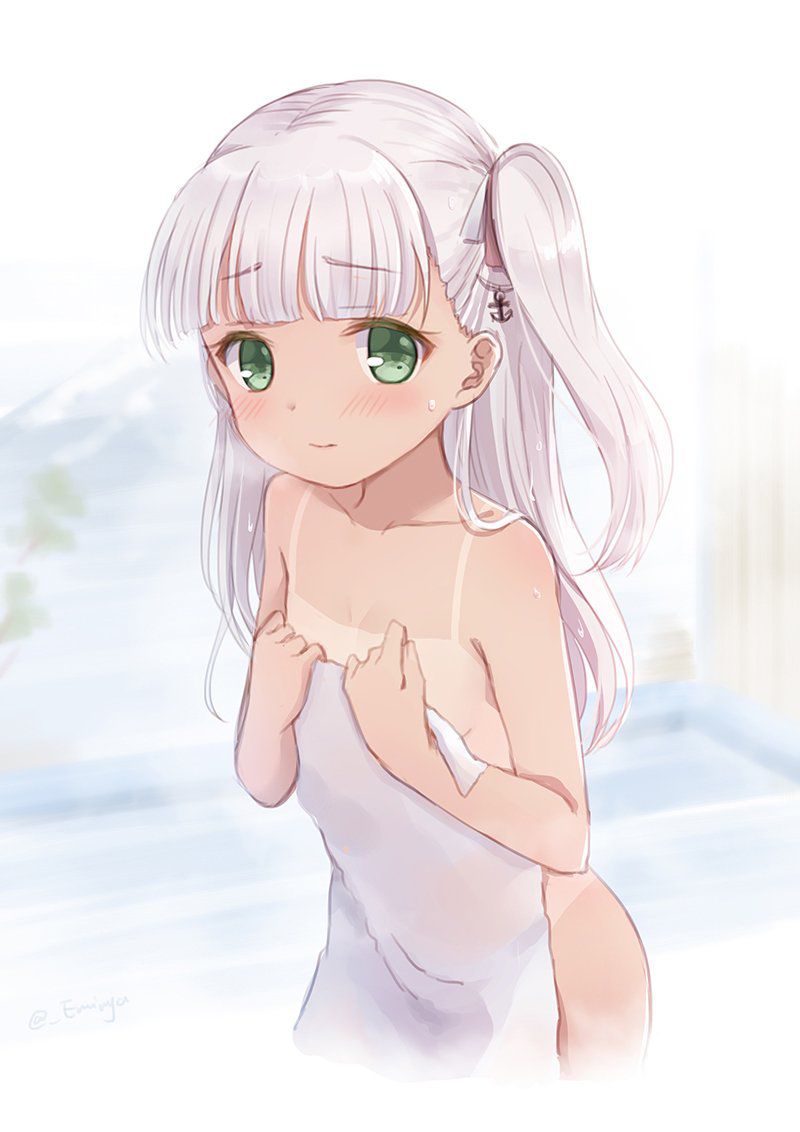 【Erotic Anime Summary】 Images of beautiful girls exposing their nasty bodies in the bath [50 sheets] 17