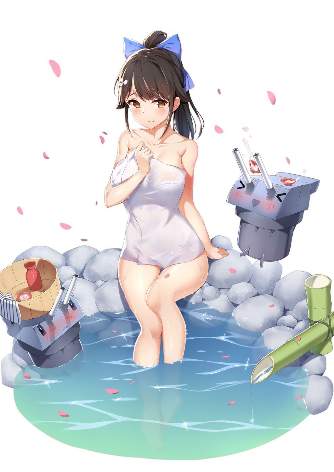【Erotic Anime Summary】 Images of beautiful girls exposing their nasty bodies in the bath [50 sheets] 22