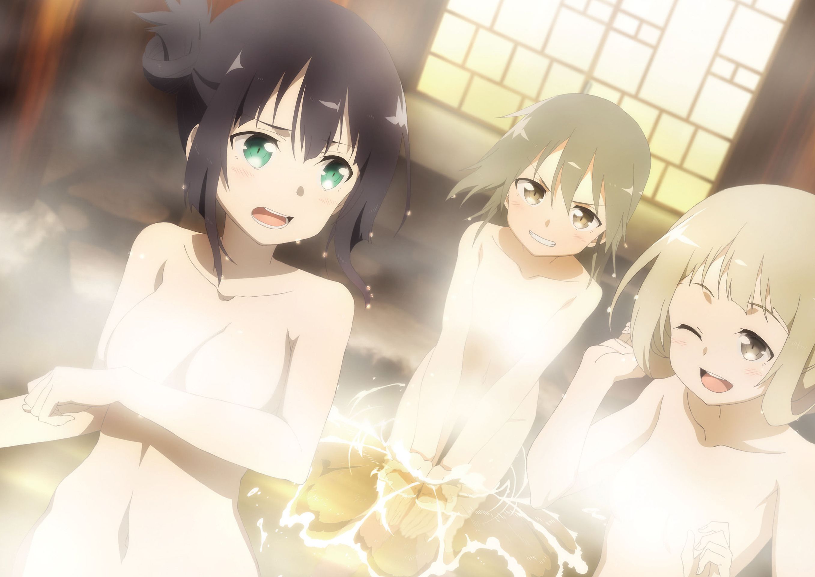 【Erotic Anime Summary】 Images of beautiful girls exposing their nasty bodies in the bath [50 sheets] 28