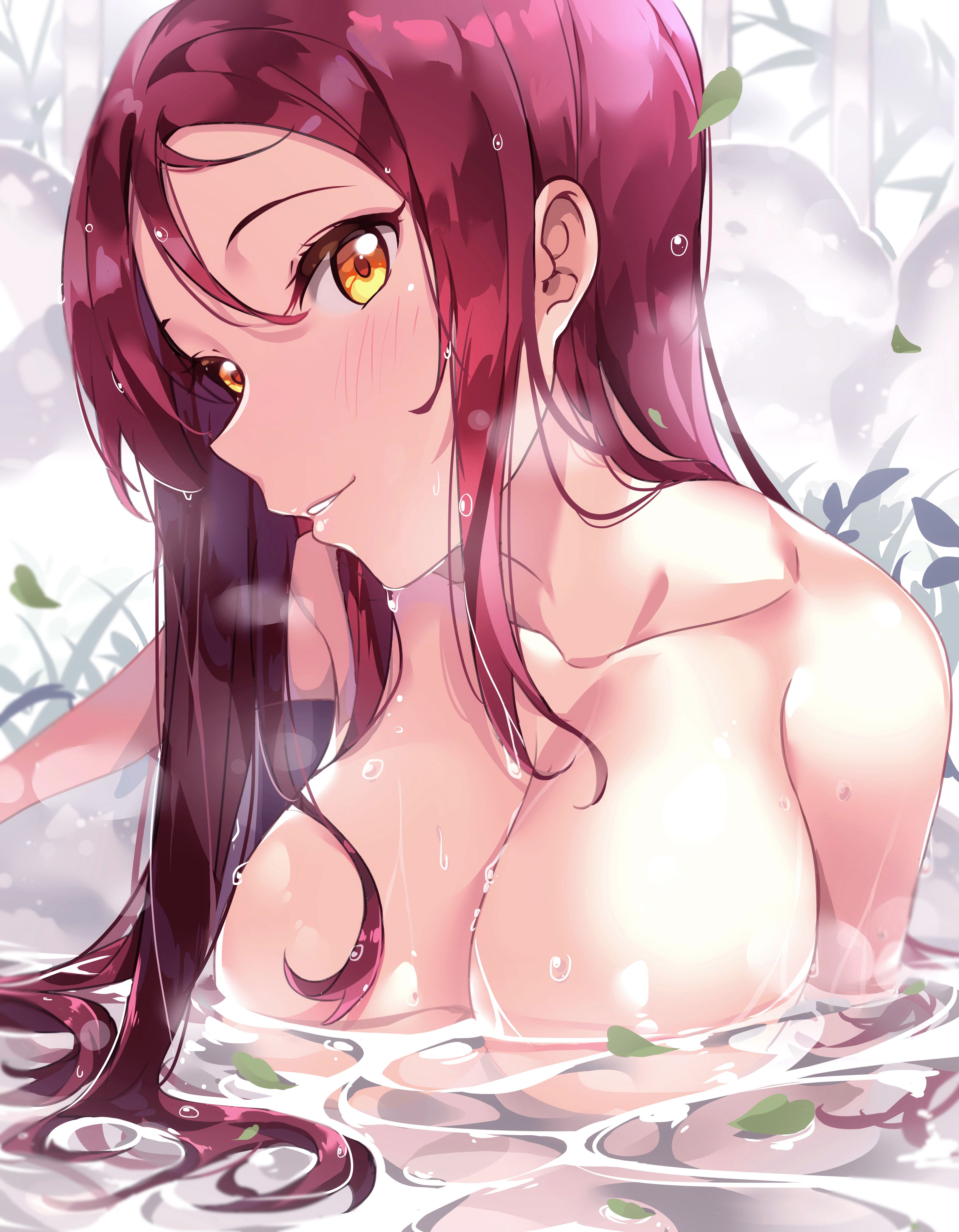 【Erotic Anime Summary】 Images of beautiful girls exposing their nasty bodies in the bath [50 sheets] 33