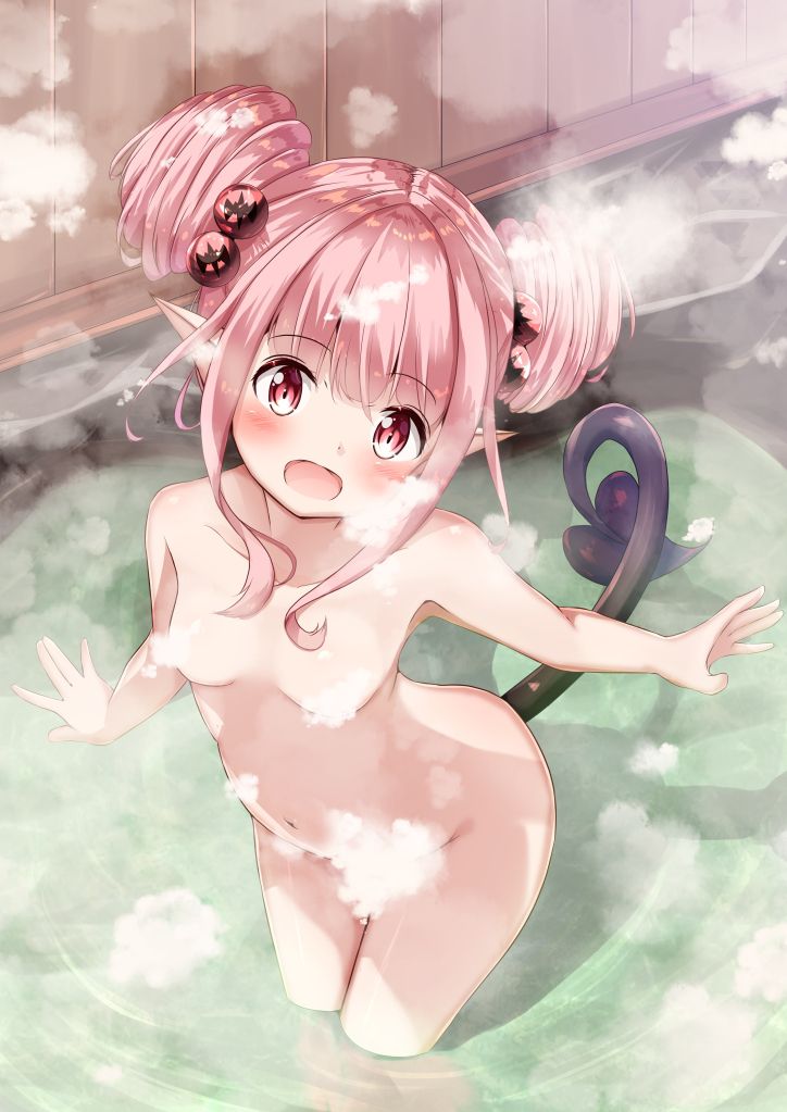 【Erotic Anime Summary】 Images of beautiful girls exposing their nasty bodies in the bath [50 sheets] 47