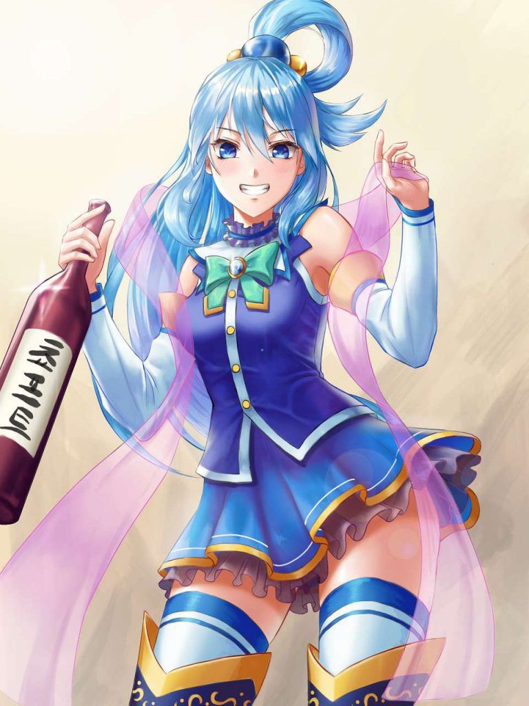 Aqua's free erotic image summary that makes you happy just by looking at it! (Bless this wonderful world!) ) 16