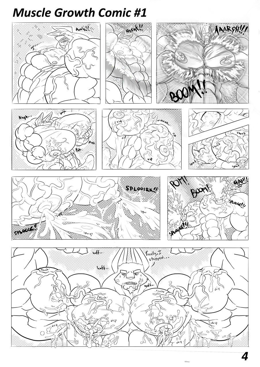[WolfieCanem] Muscle Growth Comic 4