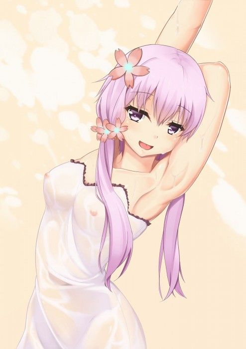 【Secondary erotic】 Here is the erotic image of a girl who gets wet and has and underwear transparent 11
