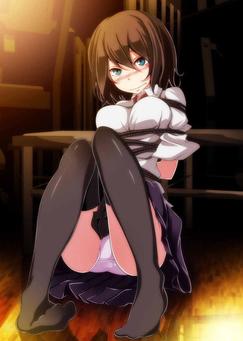 【Secondary erotic】 Here is the erotic image of a girl who is trained in a restrained state that can not move 27