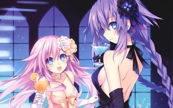 [There is an image] purple heart is dark customs and the real ban www (superdimensional Game Neptune) 11
