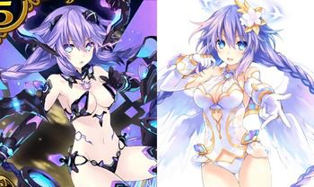 [There is an image] purple heart is dark customs and the real ban www (superdimensional Game Neptune) 8
