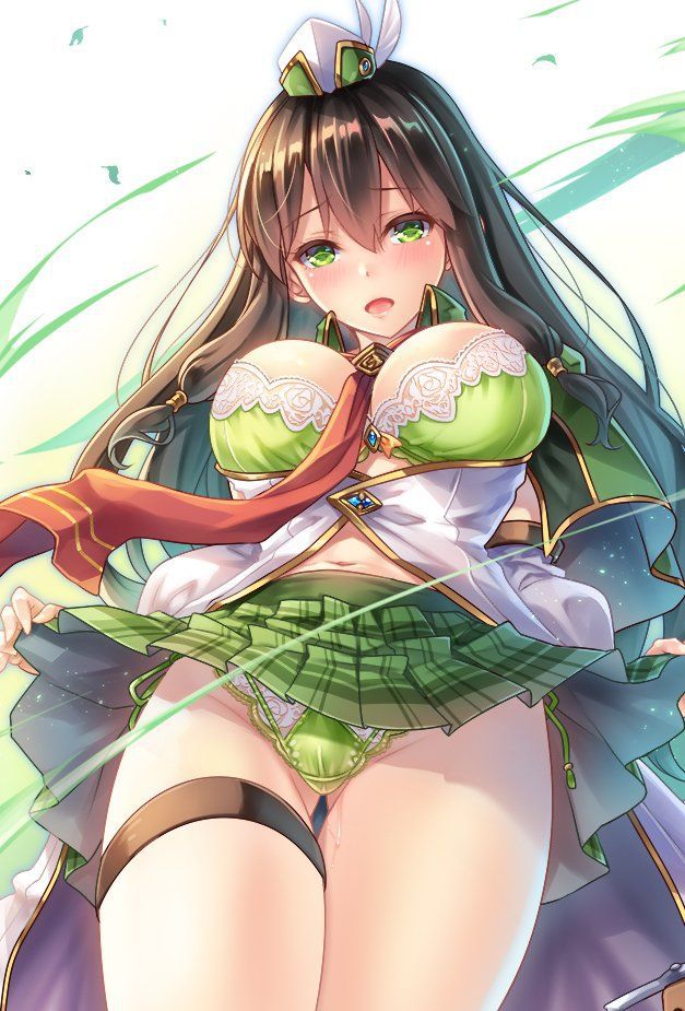 [Secondary erotic] erotic image of a girl in green underwear who seems not to see much [50 sheets] 48