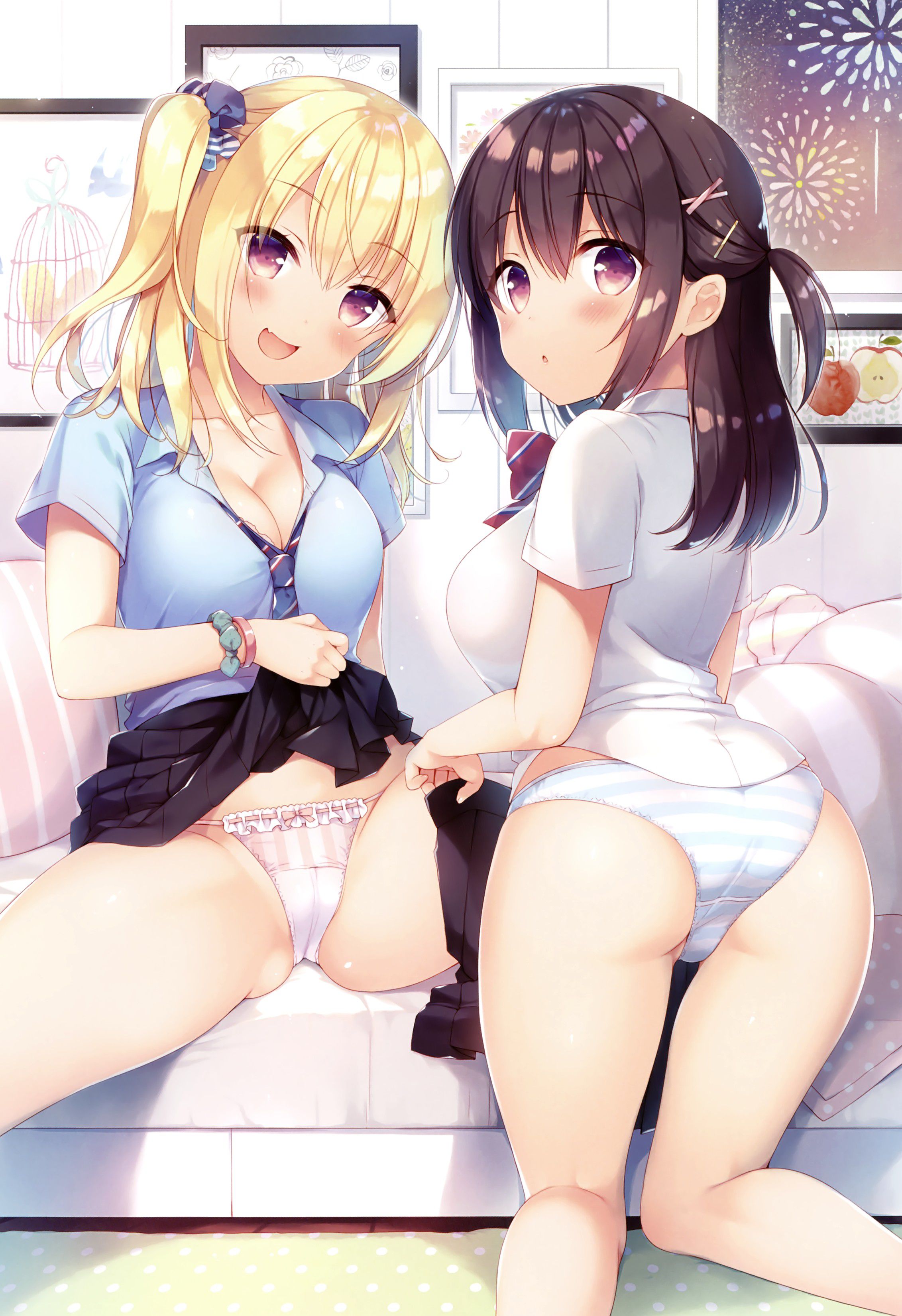 Erotic anime summary Beautiful girls who are raising and underwear will be fully visible [secondary erotic] 4