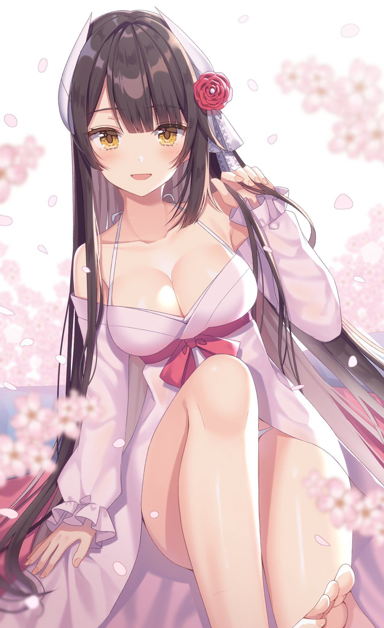 Erotic anime summary Absolutely good smell beautiful girl's cleavage erotic image collection [50 sheets] 10
