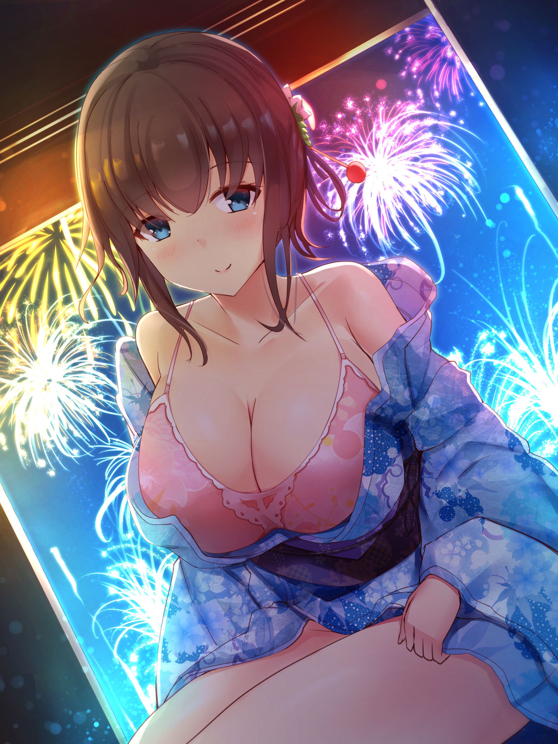 Erotic anime summary Absolutely good smell beautiful girl's cleavage erotic image collection [50 sheets] 16