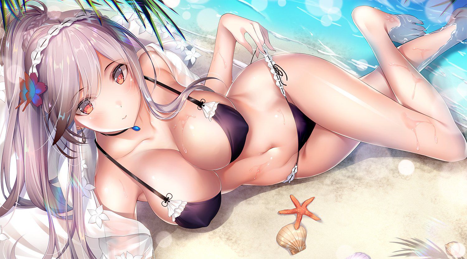 Erotic anime summary Absolutely good smell beautiful girl's cleavage erotic image collection [50 sheets] 48