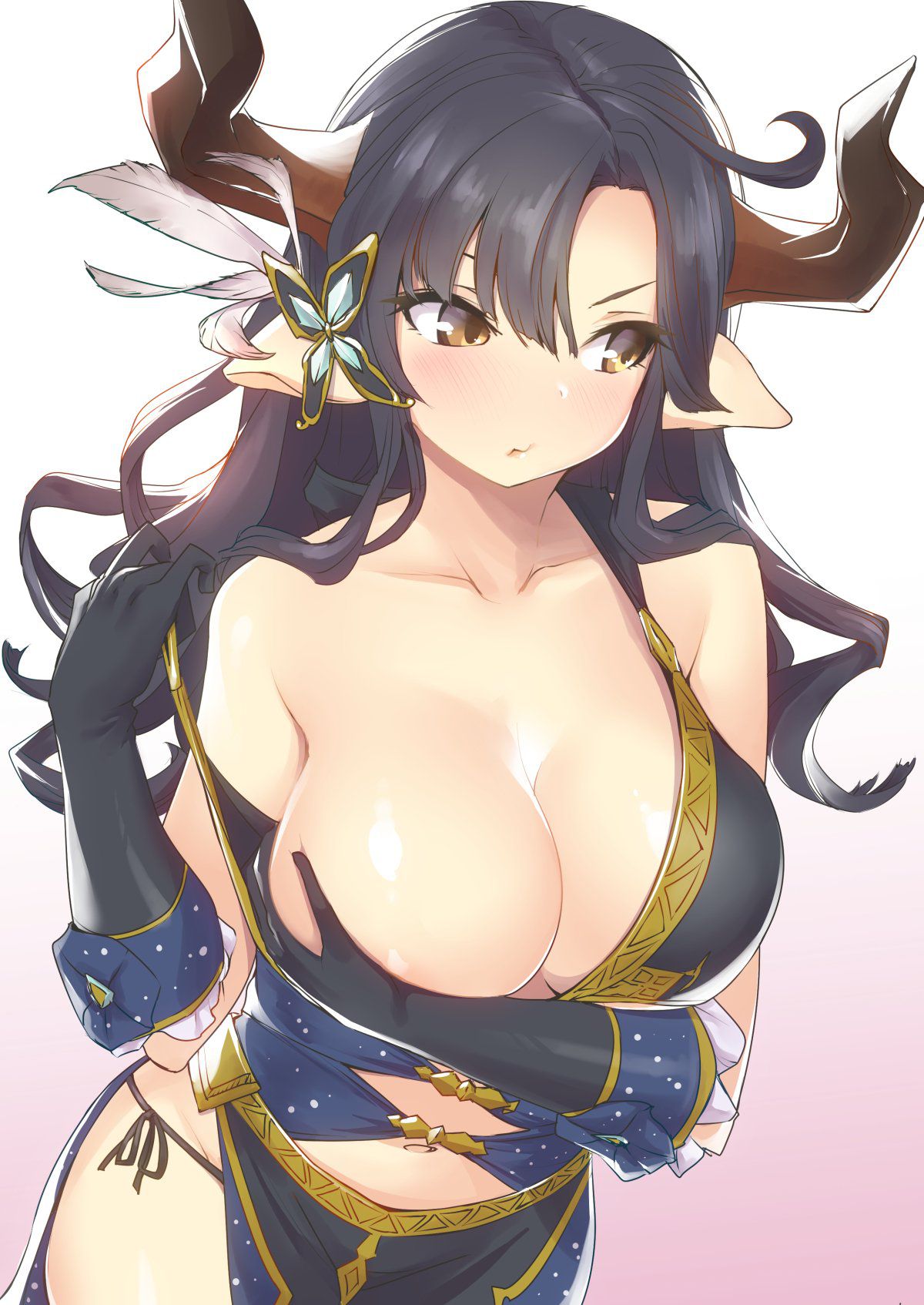 Erotic anime summary Absolutely good smell beautiful girl's cleavage erotic image collection [50 sheets] 6