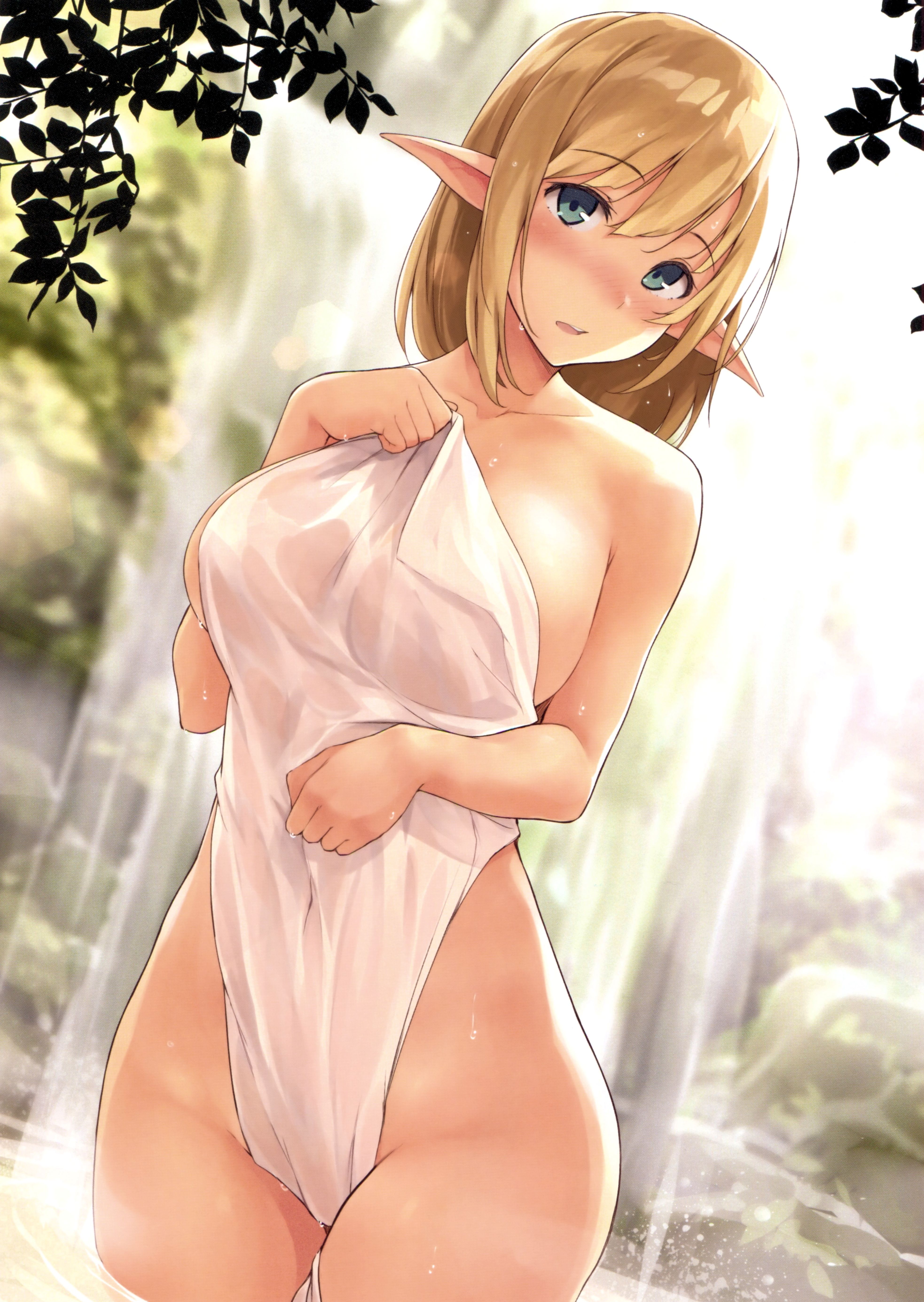 Erotic anime summary Beautiful girls who expose the appearance without hail in the outdoors [50 photos] 6