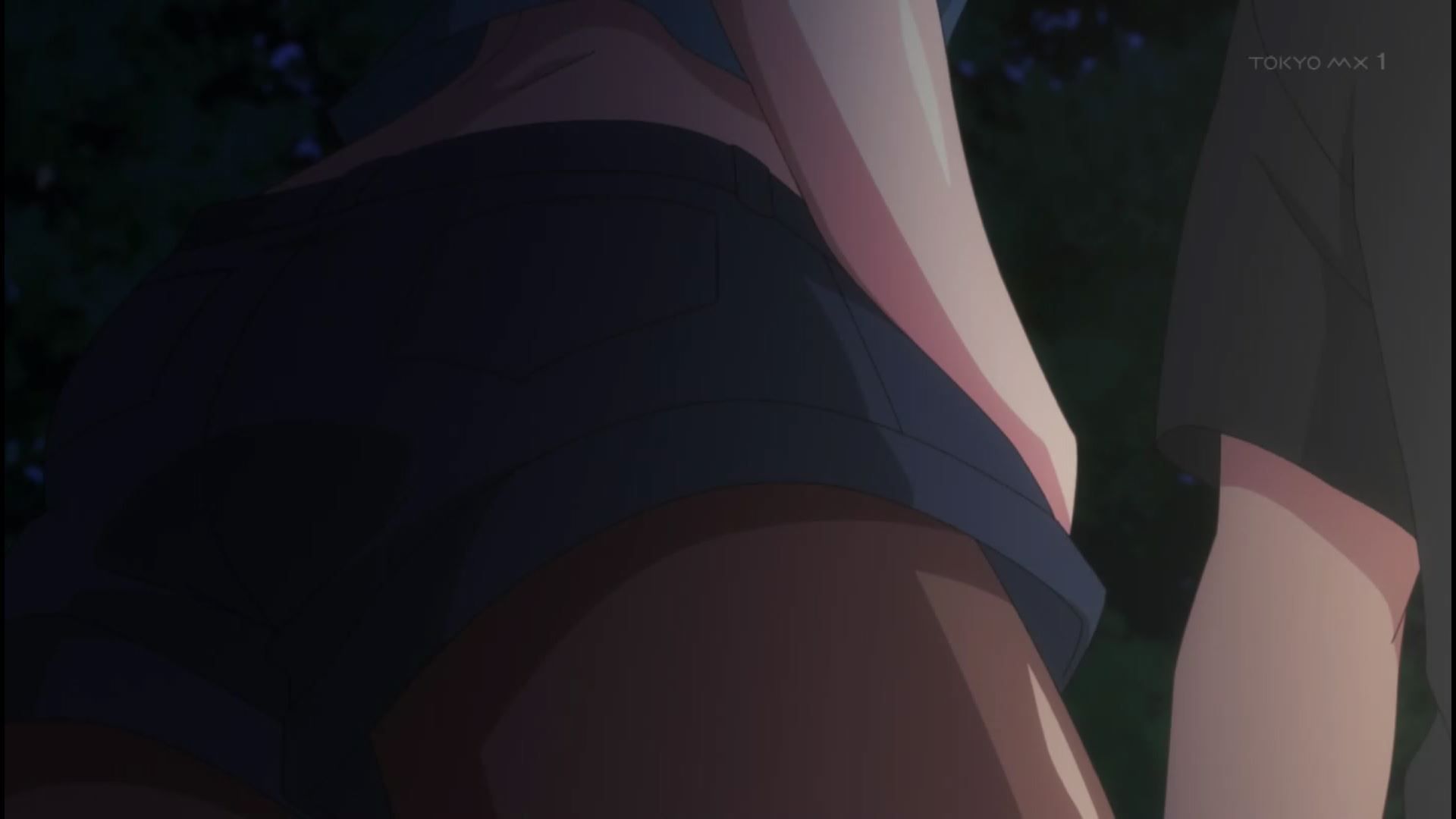 outdoors in episode 7 of the anime "Harem Kyampu!" And go straight to the ecchi scene! 5