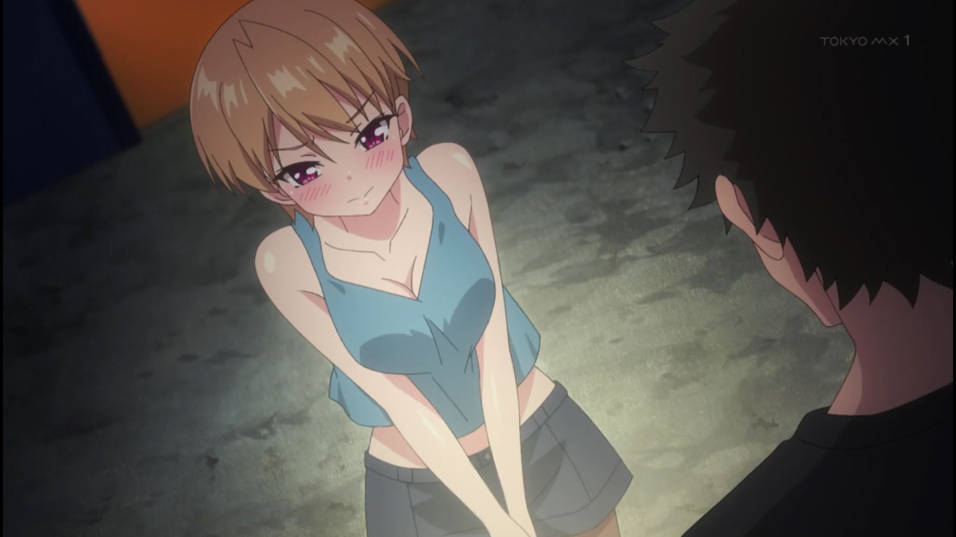 outdoors in episode 7 of the anime "Harem Kyampu!" And go straight to the ecchi scene! 7