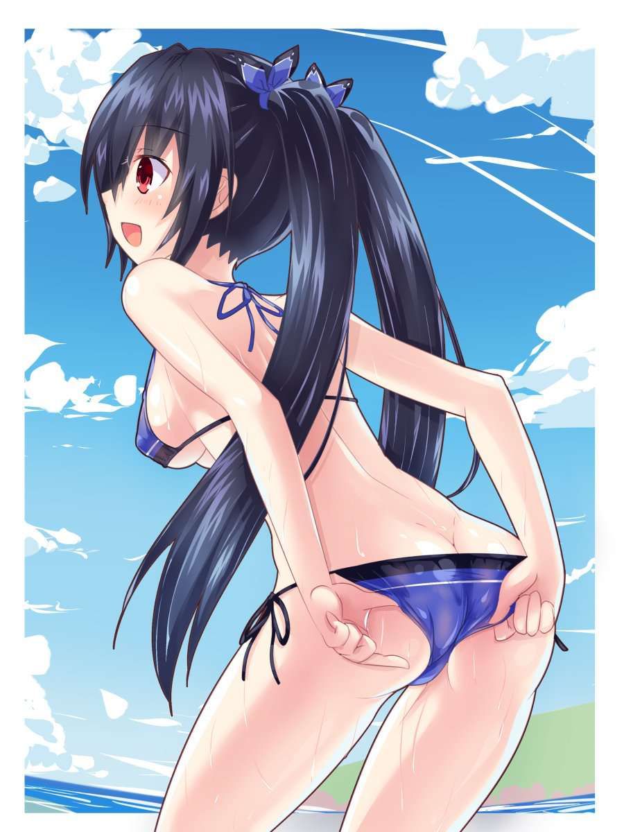 To the last naturally, the secondary erotic of girls who casually fix the swimsuit that ate into the ass ... 17