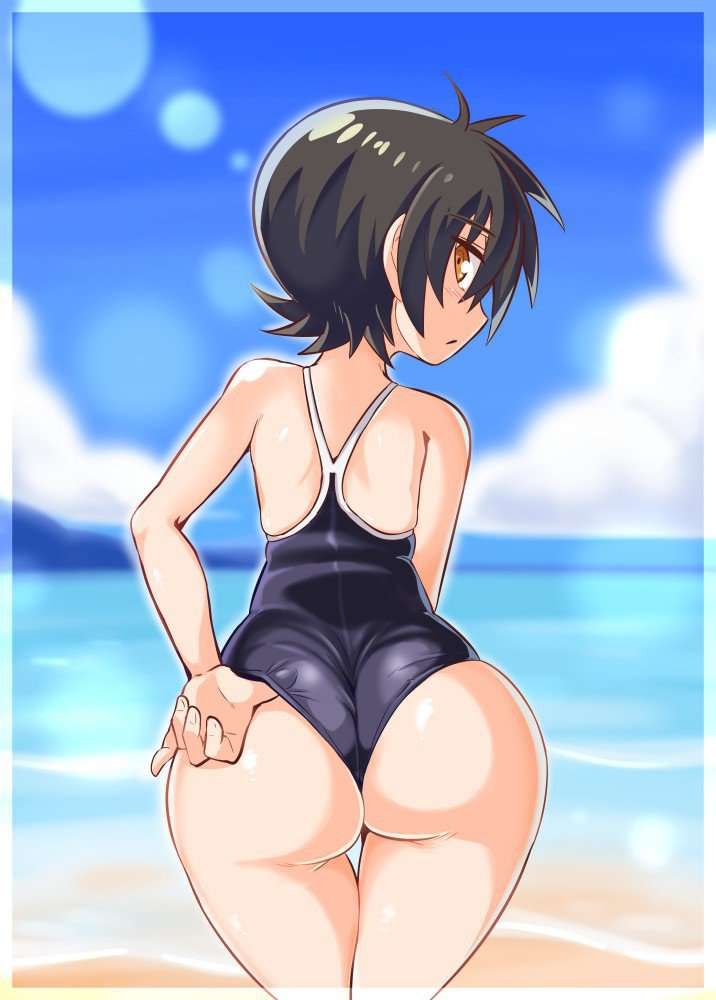 To the last naturally, the secondary erotic of girls who casually fix the swimsuit that ate into the ass ... 24