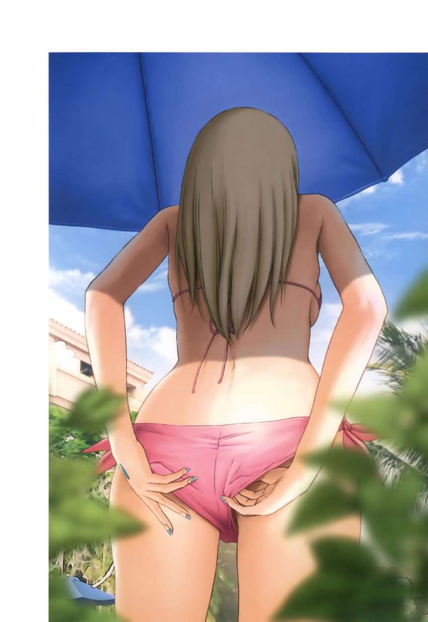 To the last naturally, the secondary erotic of girls who casually fix the swimsuit that ate into the ass ... 29