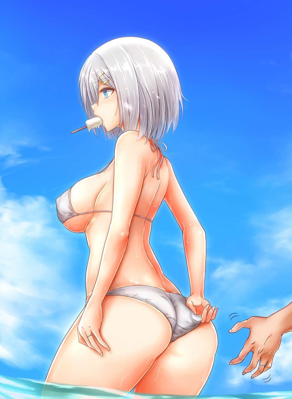 To the last naturally, the secondary erotic of girls who casually fix the swimsuit that ate into the ass ... 8