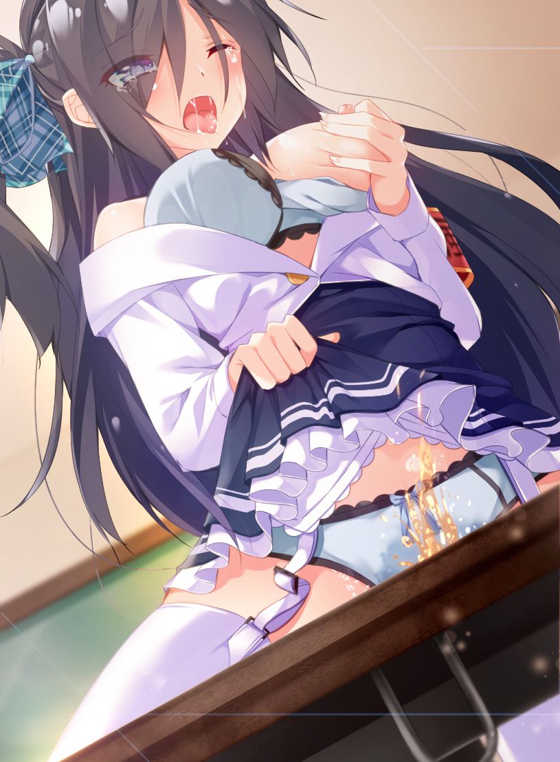【Secondary erotic】 Here is the erotic image of a girl who is trying to feel comfortable by rubbing the 10