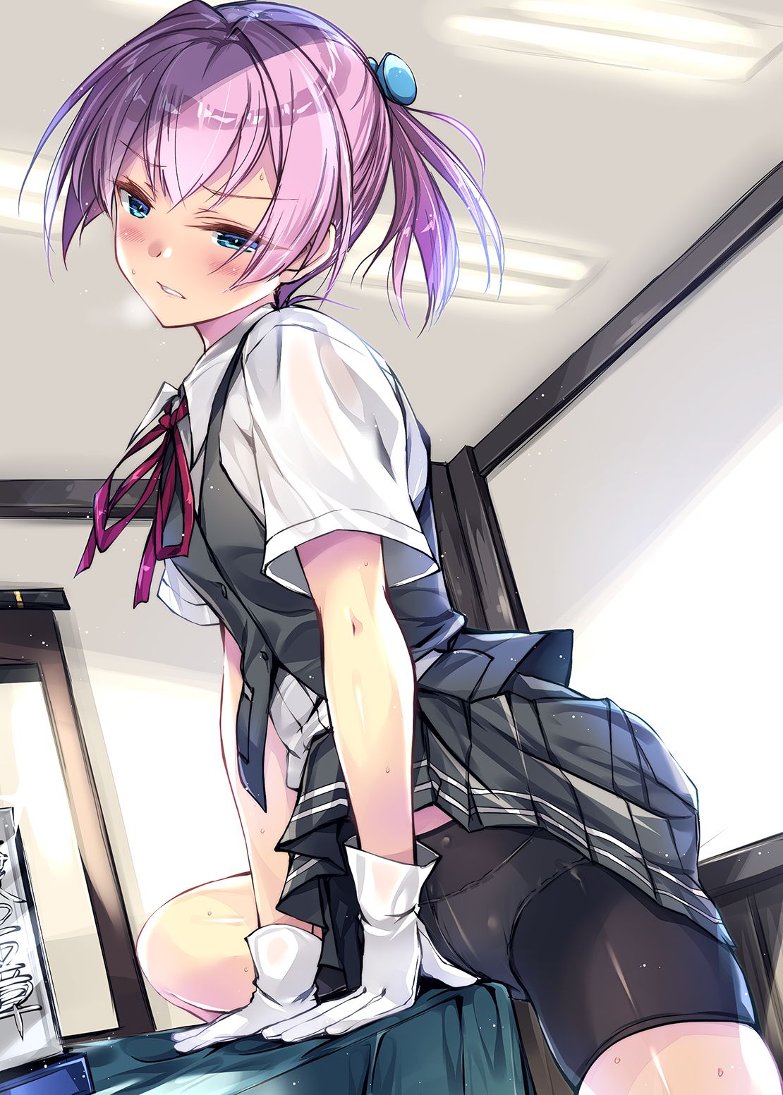【Secondary erotic】 Here is the erotic image of a girl who is trying to feel comfortable by rubbing the 23