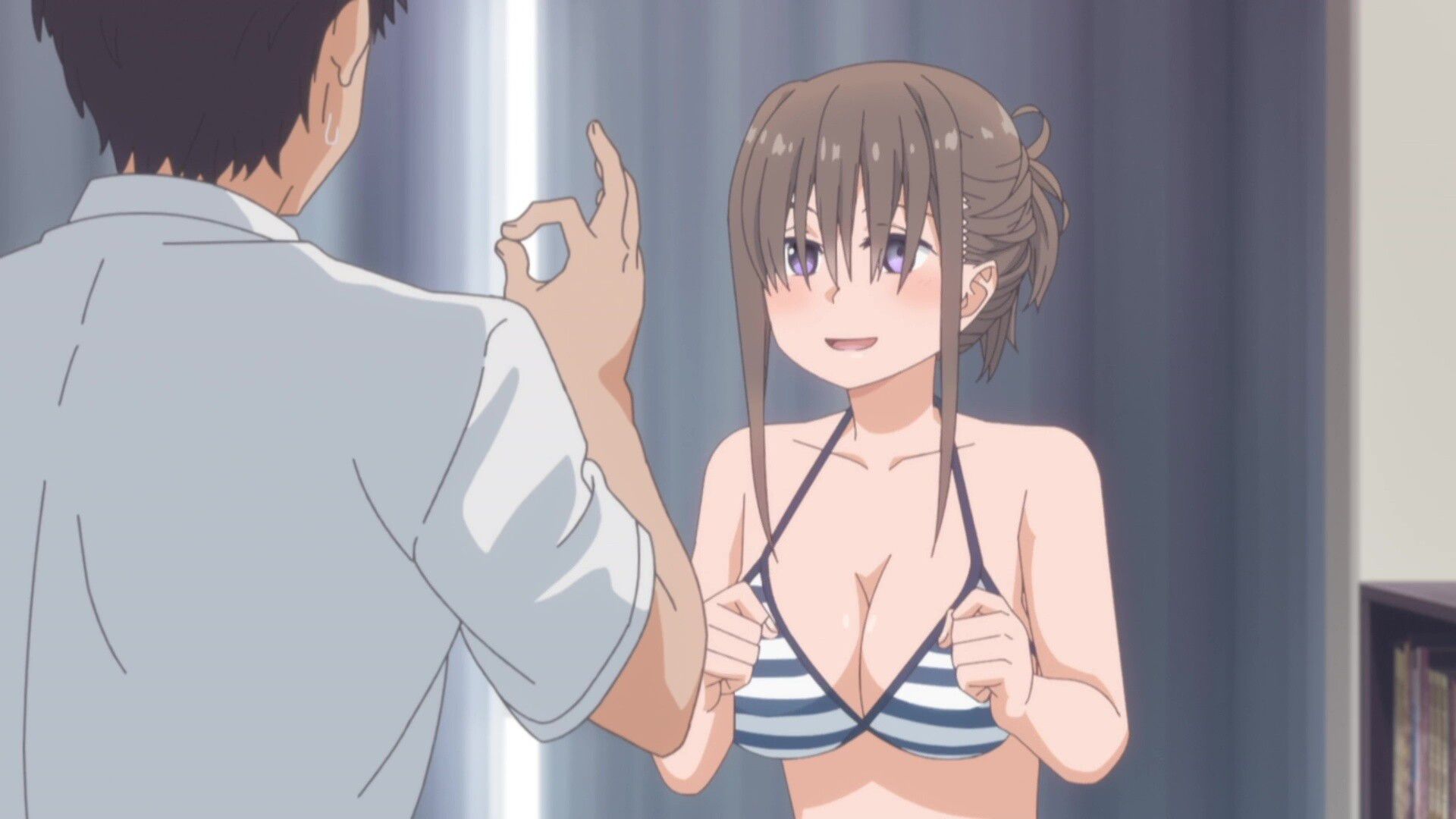 Anime Monday Tawawa In the 4 episodes of the 2nd term, a girl with swimsuit and sunburn trace naked! 13