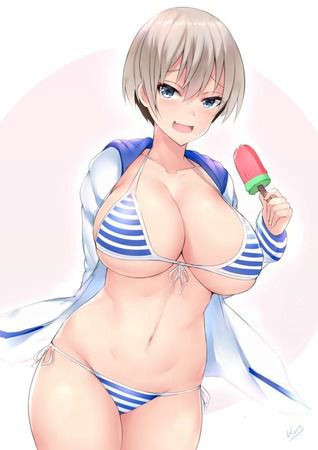 Uzaki-chan wants to play! Please erotic images! 19