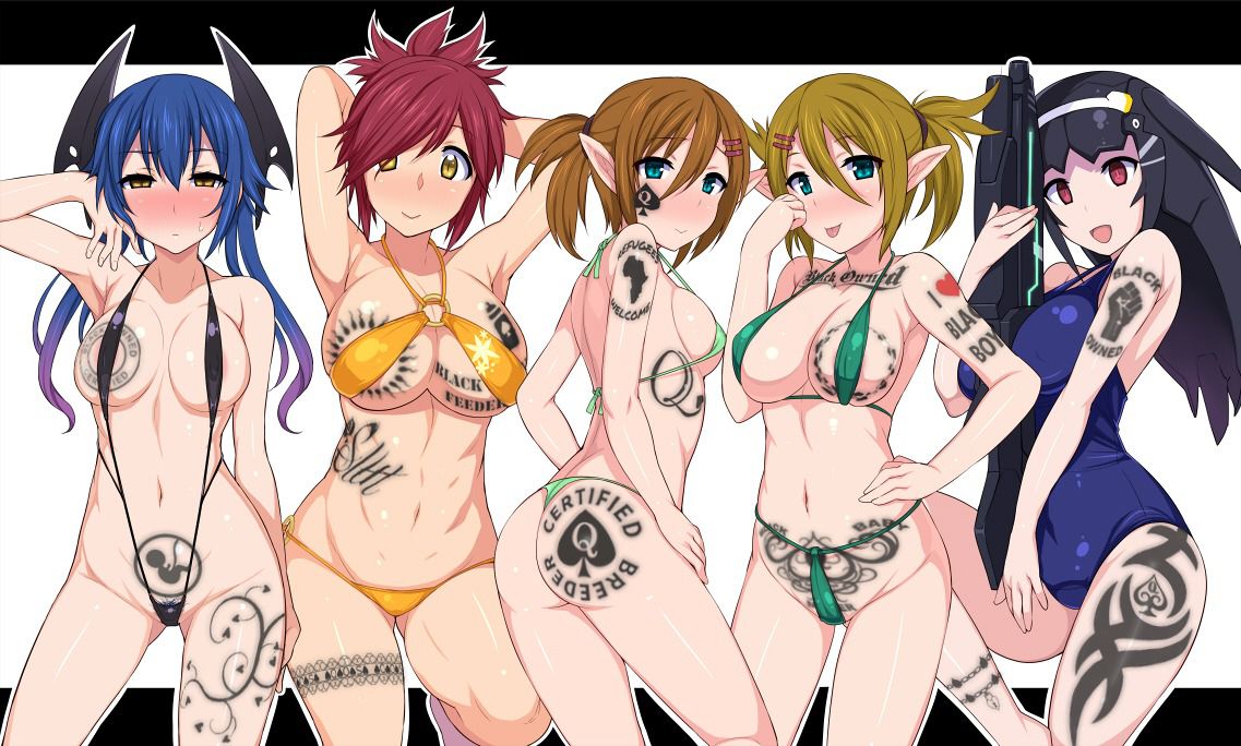 Anime heroines who have been graffitied with and hiwai (Rakugaki) Part 25 30