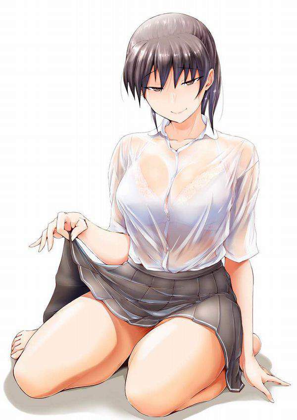 The erotic image that gets excited involuntarily involuntarily in the appearance of the high school girl that the bra is transparent is here 3