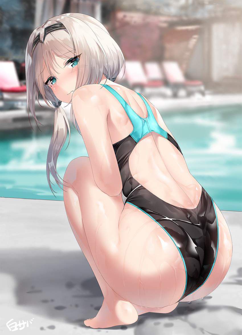Those who want to nu in the erotic image of the swimming swimsuit are gathered! 1