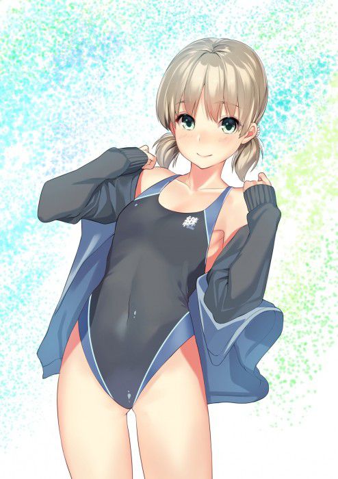 【Erotic Anime Summary】 Image of a girl with a swimming swimsuit is pichi and cusso erotic [secondary erotic] 12