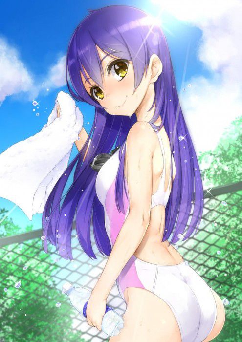 【Erotic Anime Summary】 Image of a girl with a swimming swimsuit is pichi and cusso erotic [secondary erotic] 14