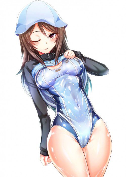 【Erotic Anime Summary】 Image of a girl with a swimming swimsuit is pichi and cusso erotic [secondary erotic] 17