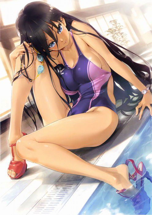 【Erotic Anime Summary】 Image of a girl with a swimming swimsuit is pichi and cusso erotic [secondary erotic] 20