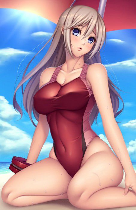 【Erotic Anime Summary】 Image of a girl with a swimming swimsuit is pichi and cusso erotic [secondary erotic] 29