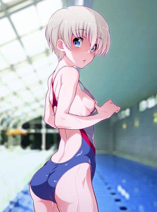 【Erotic Anime Summary】 Image of a girl with a swimming swimsuit is pichi and cusso erotic [secondary erotic] 5