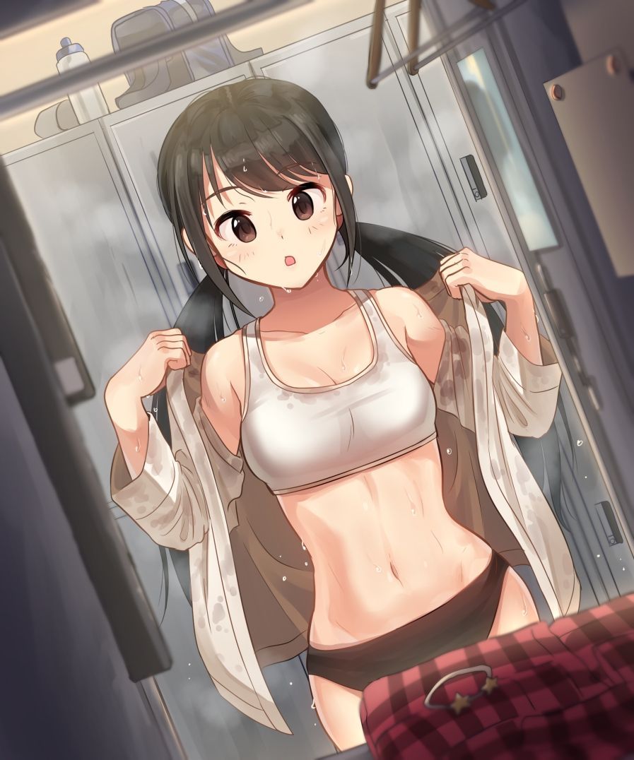 Erotic anime summary Paradise erotic image of beautiful girls changing clothes in the changing room [secondary erotic] 24