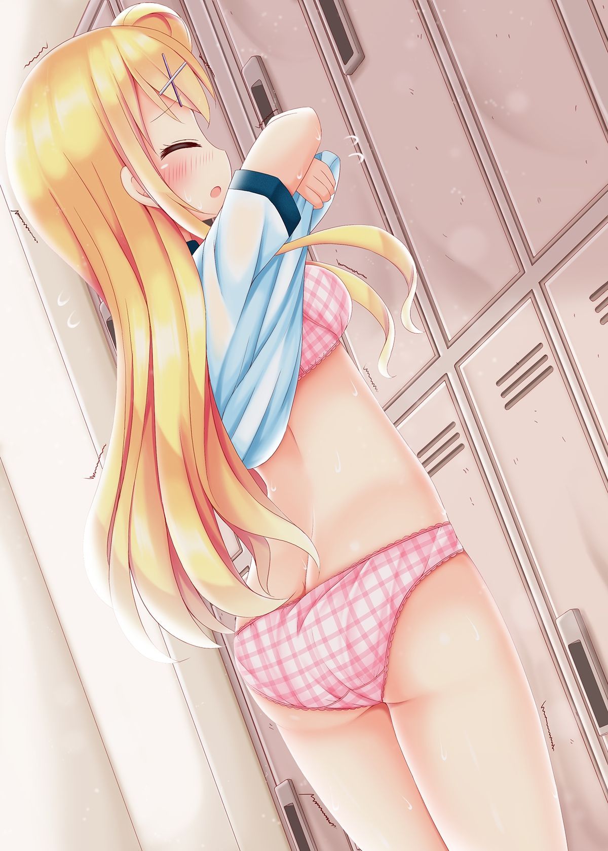 Erotic anime summary Paradise erotic image of beautiful girls changing clothes in the changing room [secondary erotic] 26