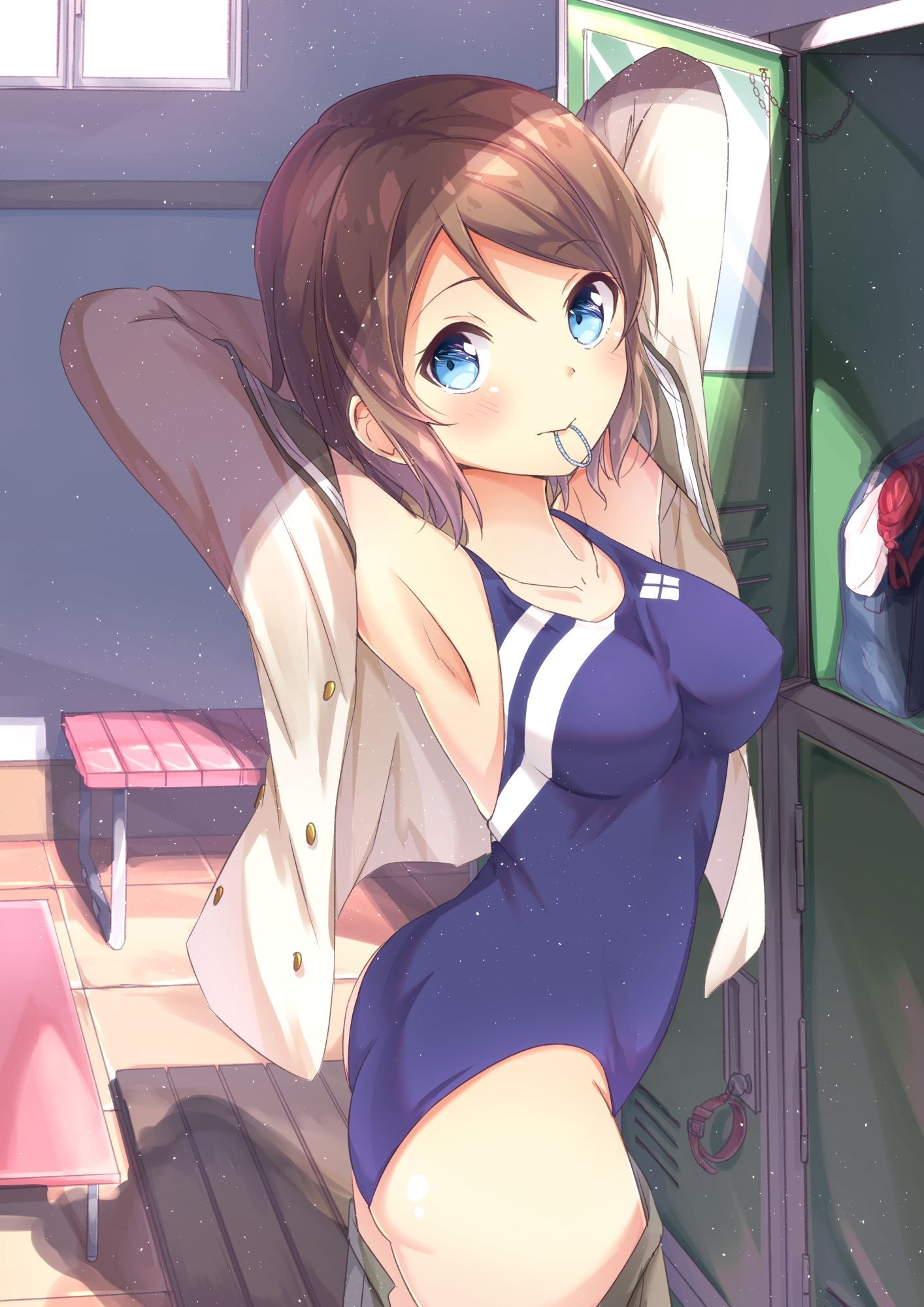 Erotic anime summary Paradise erotic image of beautiful girls changing clothes in the changing room [secondary erotic] 6