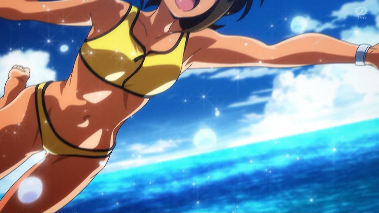 【Image】Anime erotic swimsuit episodes will be broadcast from Saturday morning wwwwwwwwww 21