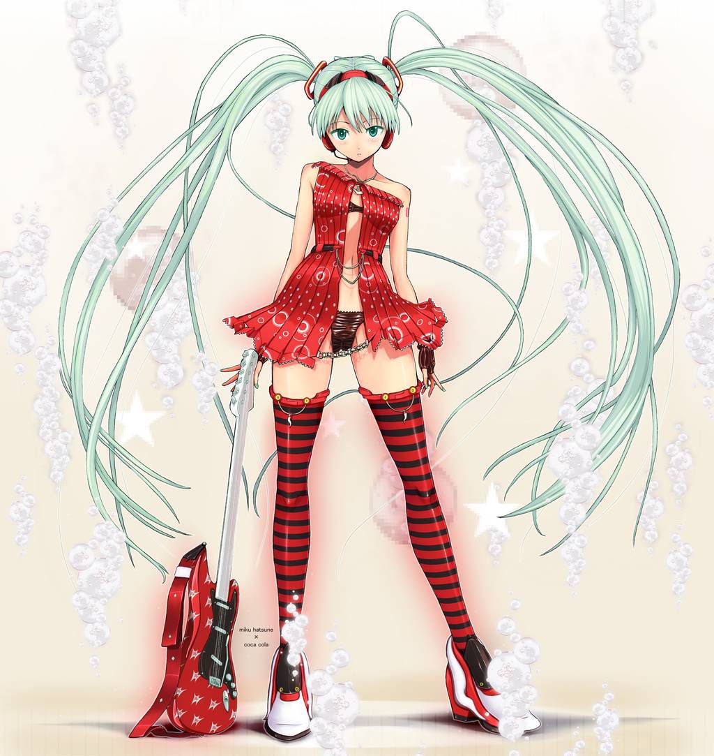 Erotic image of Hatsune Miku's desperately sexy pose! 【Vocaloid】 14