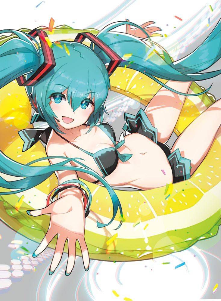 Erotic image of Hatsune Miku's desperately sexy pose! 【Vocaloid】 17