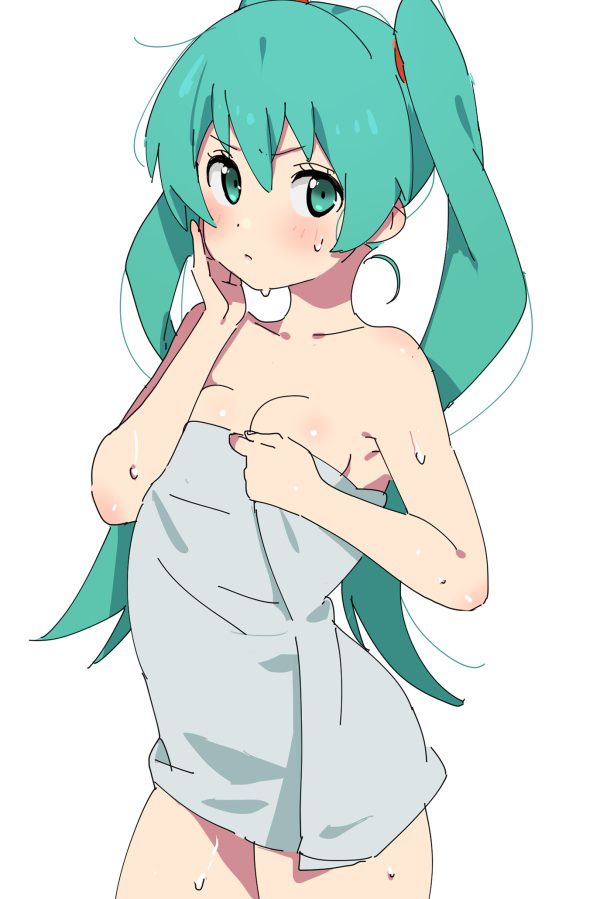 Erotic image of Hatsune Miku's desperately sexy pose! 【Vocaloid】 9