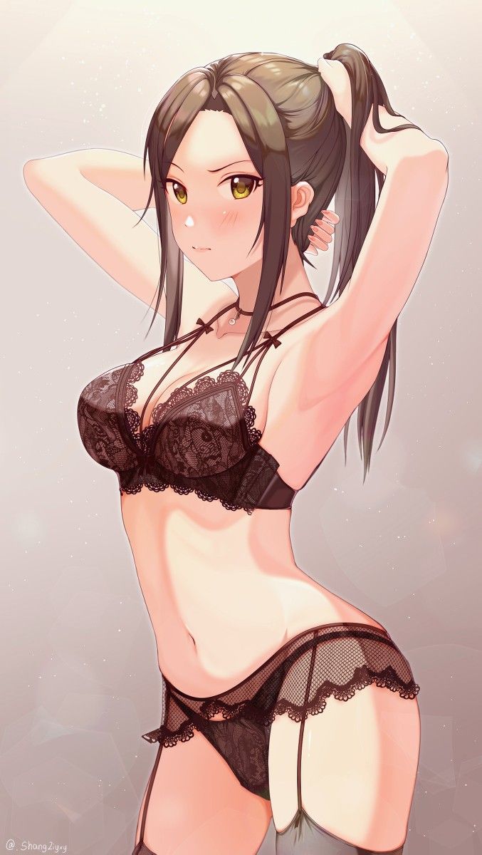 【2nd】Erotic image of a girl in black underwear Part 39 15