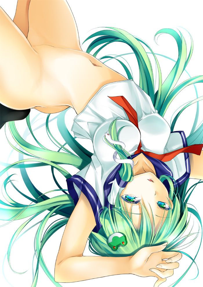 【Secondary erotic】 Here is an erotic image of a girl who is not wearing a skirt, such as pants or 14