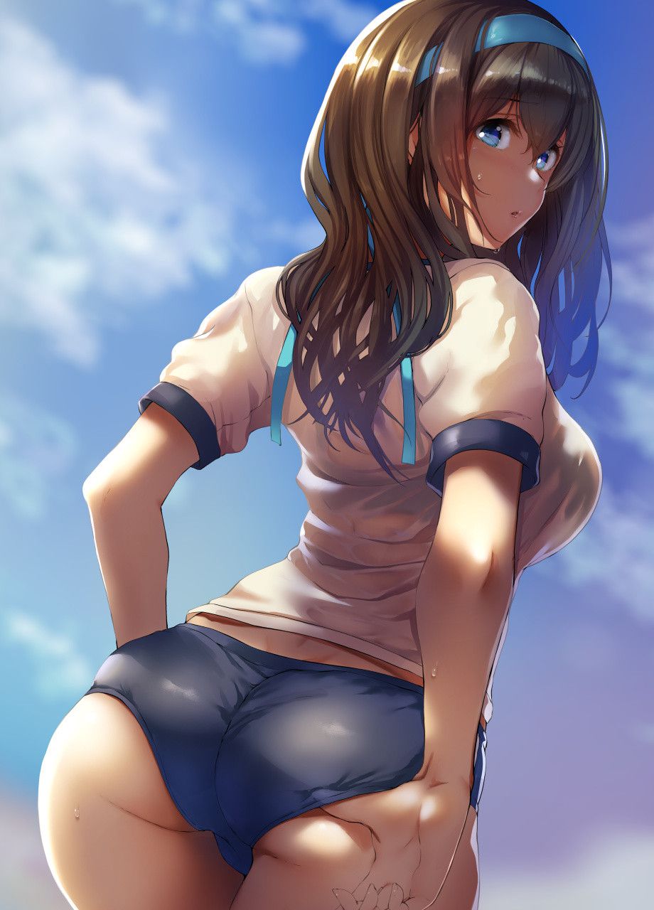 【Secondary erotic】 Here is the erotic image of a girl who wants to commit with etch wearing gym clothes 15