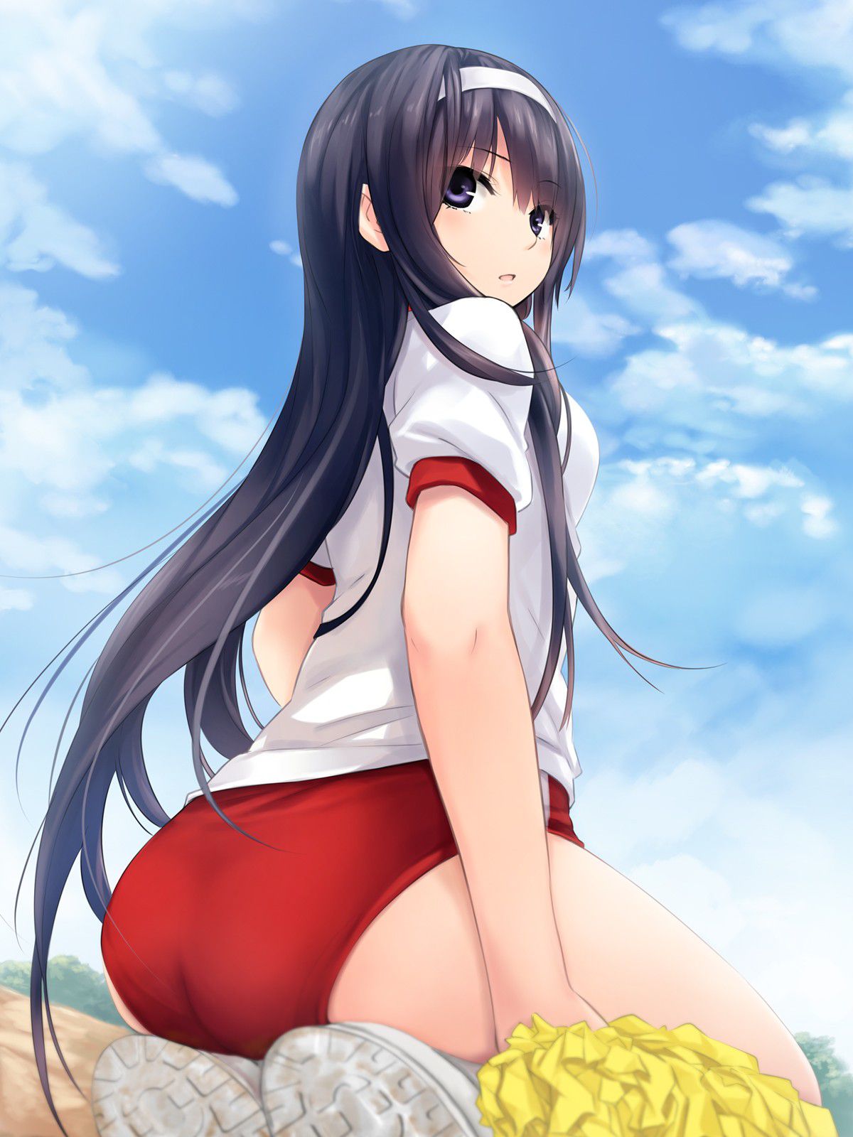 【Secondary erotic】 Here is the erotic image of a girl who wants to commit with etch wearing gym clothes 23